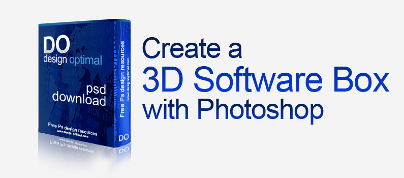 How to Create a Cool 3D Software Box using Adobe Photoshop