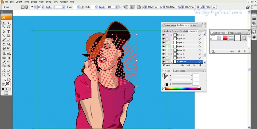 Create a Cool Pop Art poster using Adobe Illustrator steps - 6.1 ...