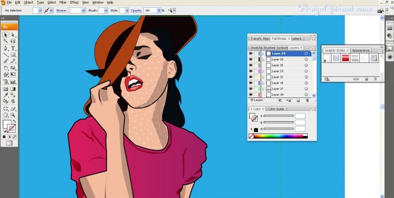 How to Create a Cool Pop Art Poster using Adobe Illustrator - DesignOptimal