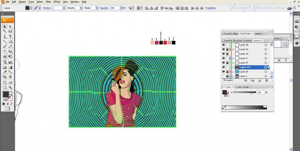 Create a Cool Pop Art poster using Adobe Illustrator steps - 8.2 ...