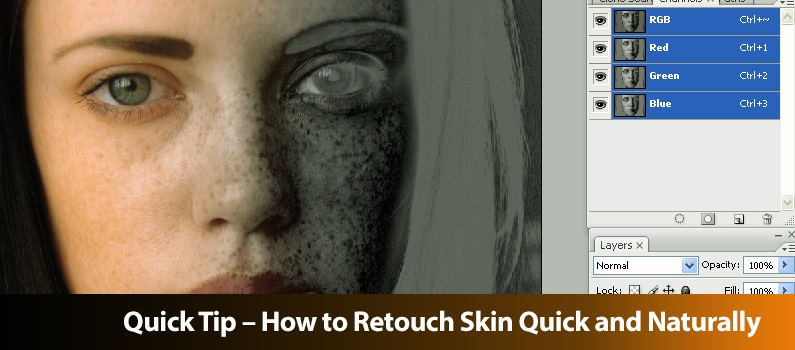 Quick Tip – How to Retouch Skin Quick and Naturally